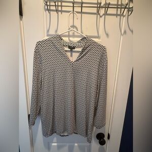 Talbots Monochrome Geometric Dress